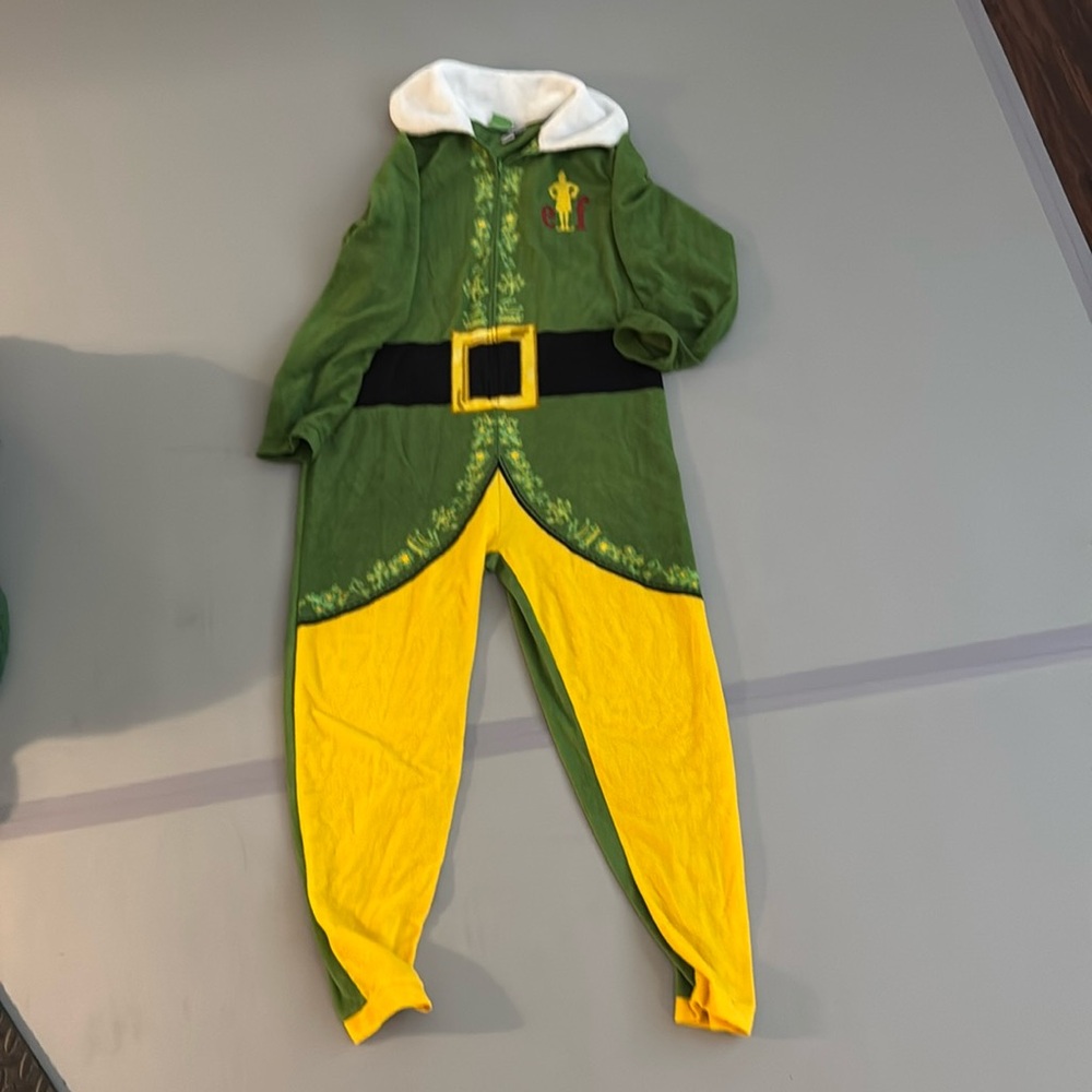 Youth Buddy the Elf Zip Up Fleece Onesie